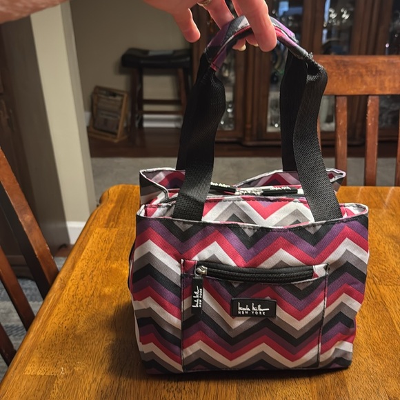 New Nicole Miller canvas insulated tote bag. - Picture 4 of 11